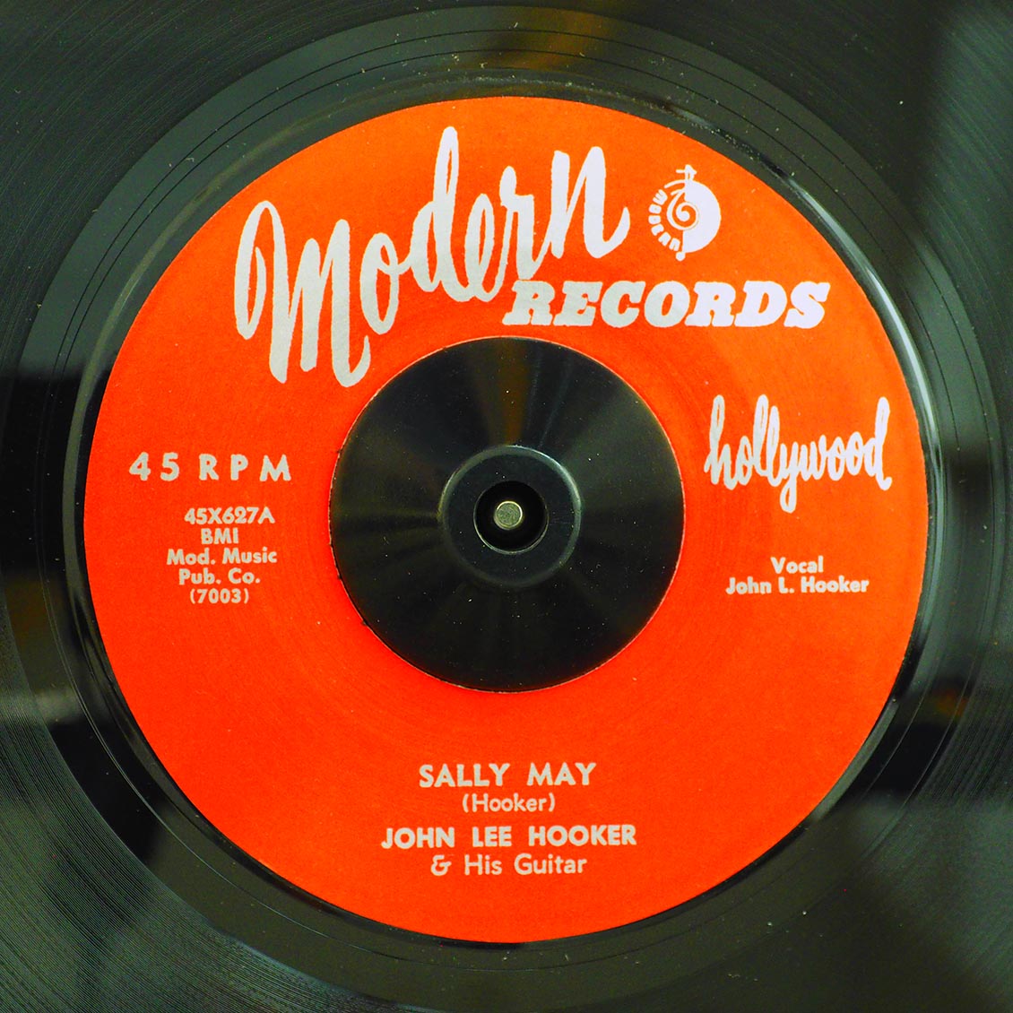John Lee Hooker & His Guitar - Sally May  /  John Lee Hooker & His Guitar - Boogie Chillin' (ltd. 500 copies made)