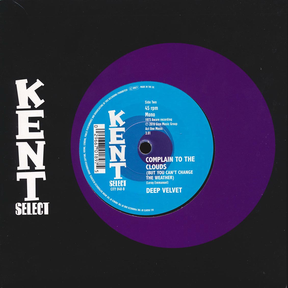 Lorraine Johnson - A Love Like Yours  /  Deep Velvet - Complain To The Clouds (But You Can't Change The Weather)