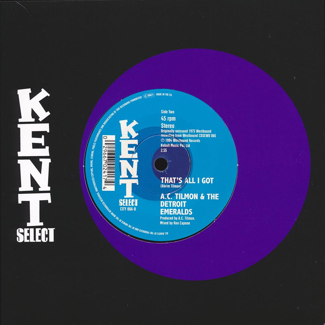 Unique Blend - Gonna Spread The News  /  AC Tilmon & The Detroit Emeralds - That's All I Got