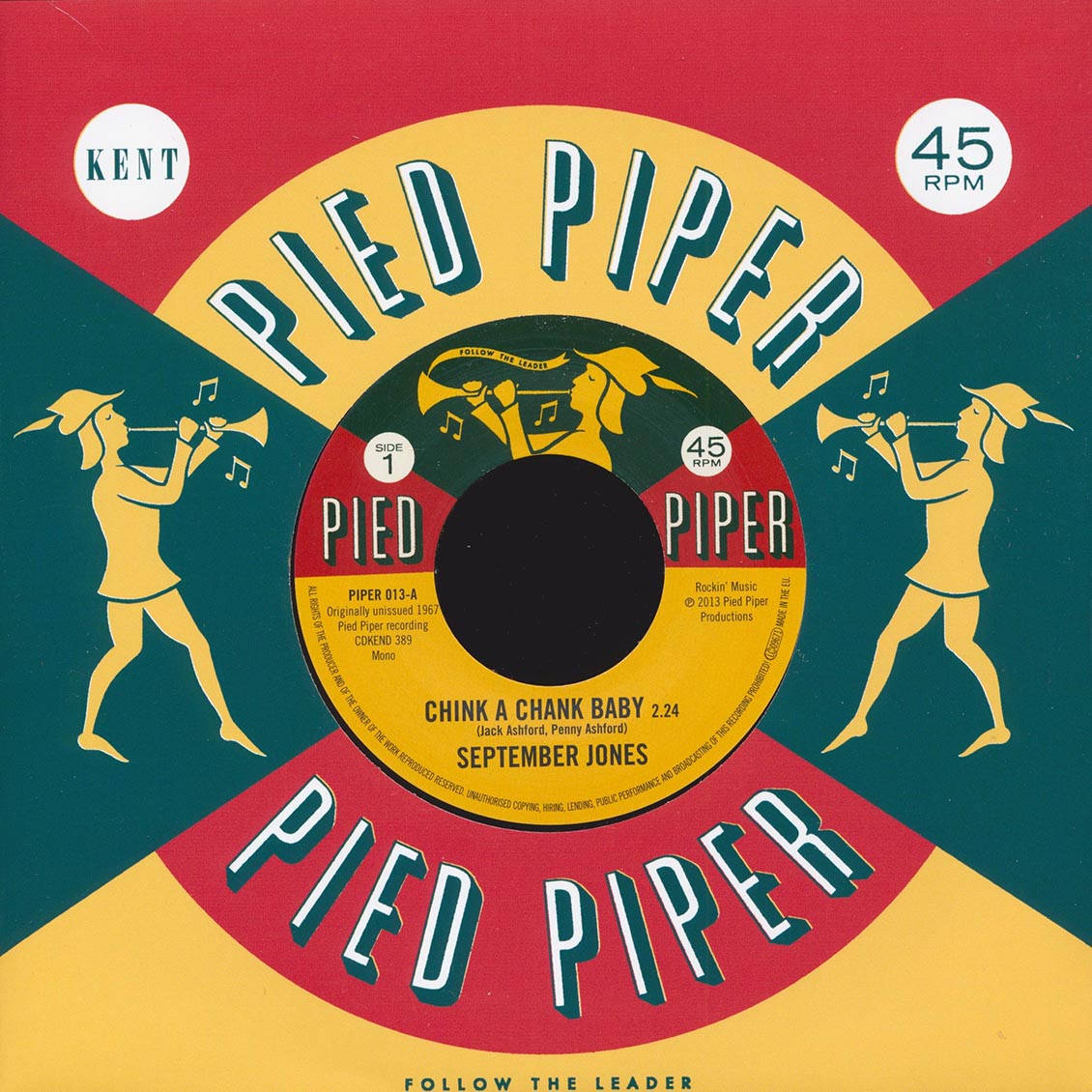 September Jones - Chink A Chank Baby  /  The Pied Piper Players - That's What Love Is