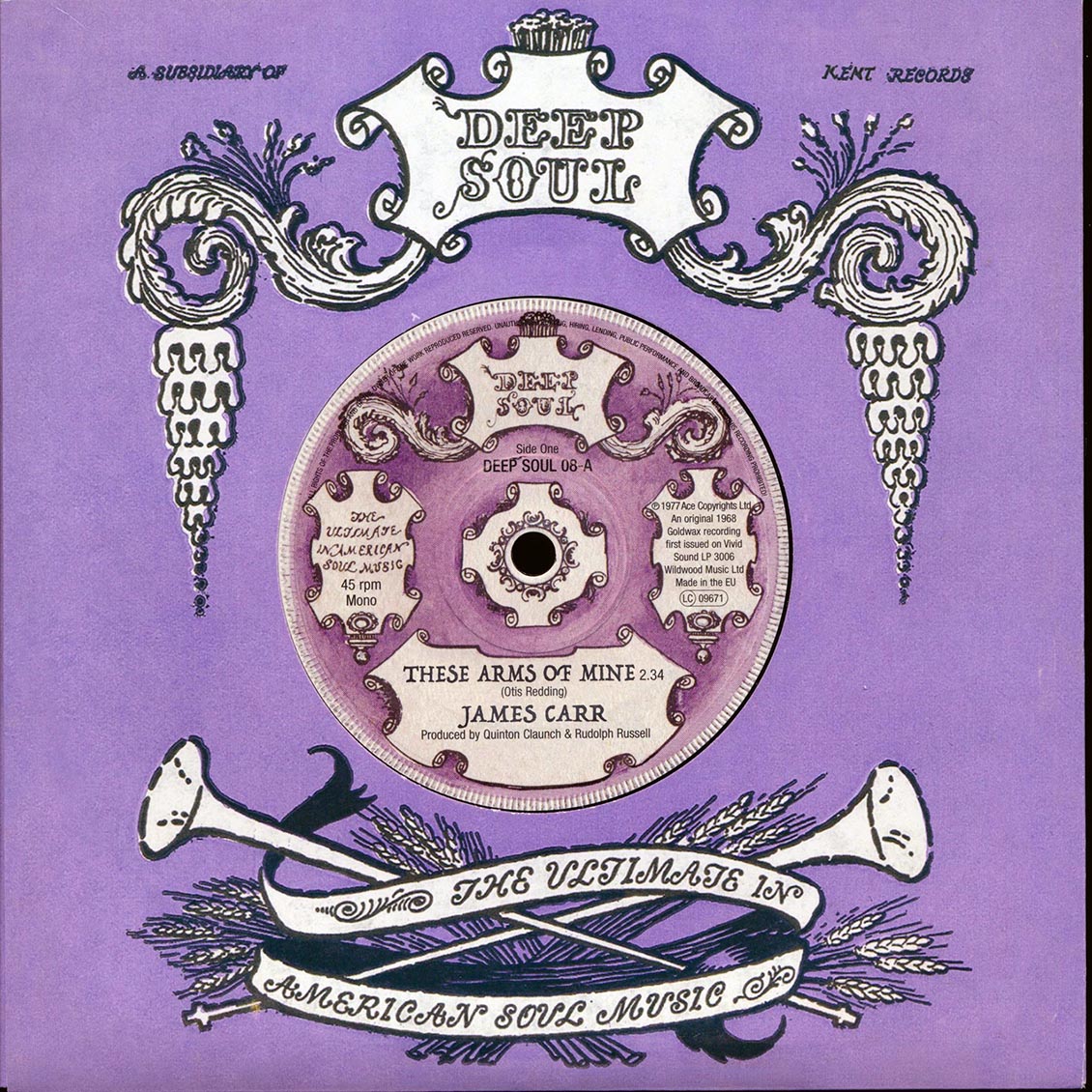 James Carr - These Arms Of Mine  /  James Carr - Let's Face Facts