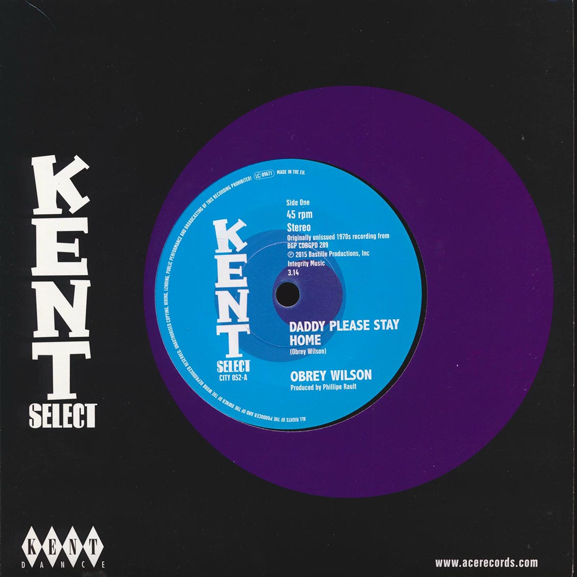 Obrey Wilson - Daddy Please Stay Home  /  Lee Brackett - You Get To Me
