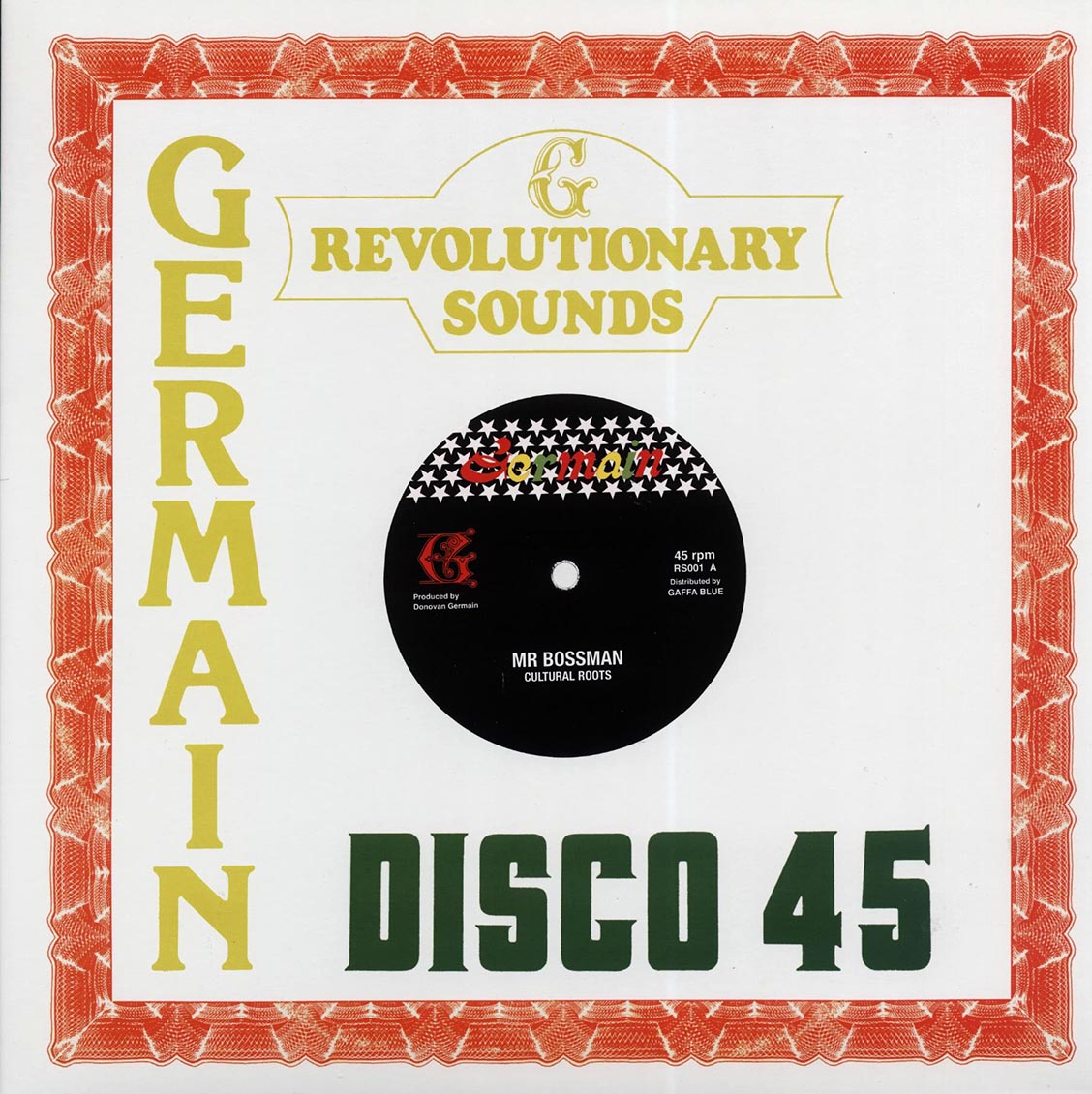 Cultural Roots - Mr. Bossman  /  Cultural Roots - Mr. Bossman (Dub Plate Mix); Slashe - Keep On Walking; Slashe - As The World (colored vinyl)