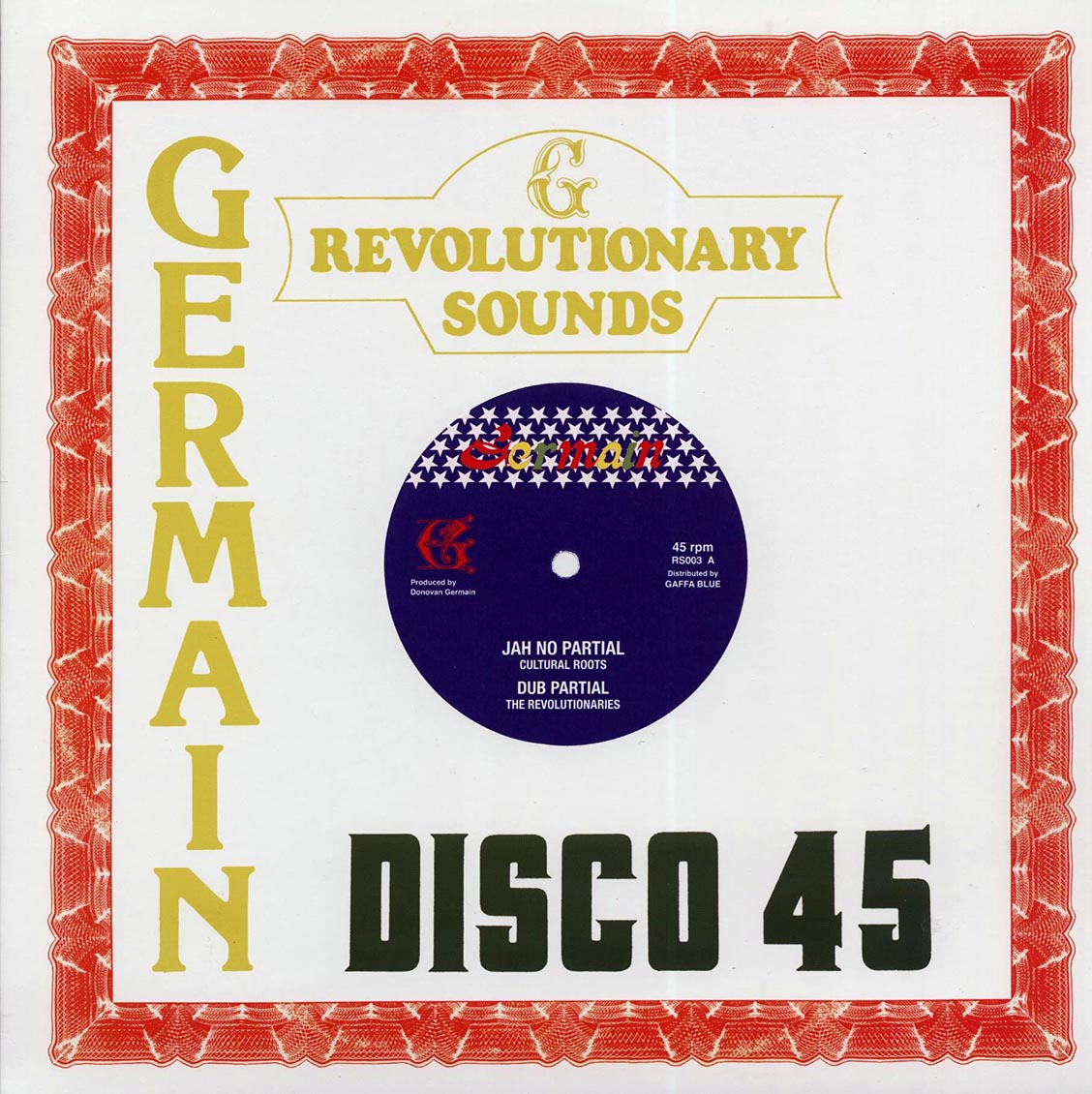 Cultural Roots - Jah No Partial; Revolutionaries - Dub Partial  /  Cultural Roots - Jah No Partial (dub Plate Mix); Revolutionaries - Dub Partial (Dub Plate Mix) (colored vinyl)