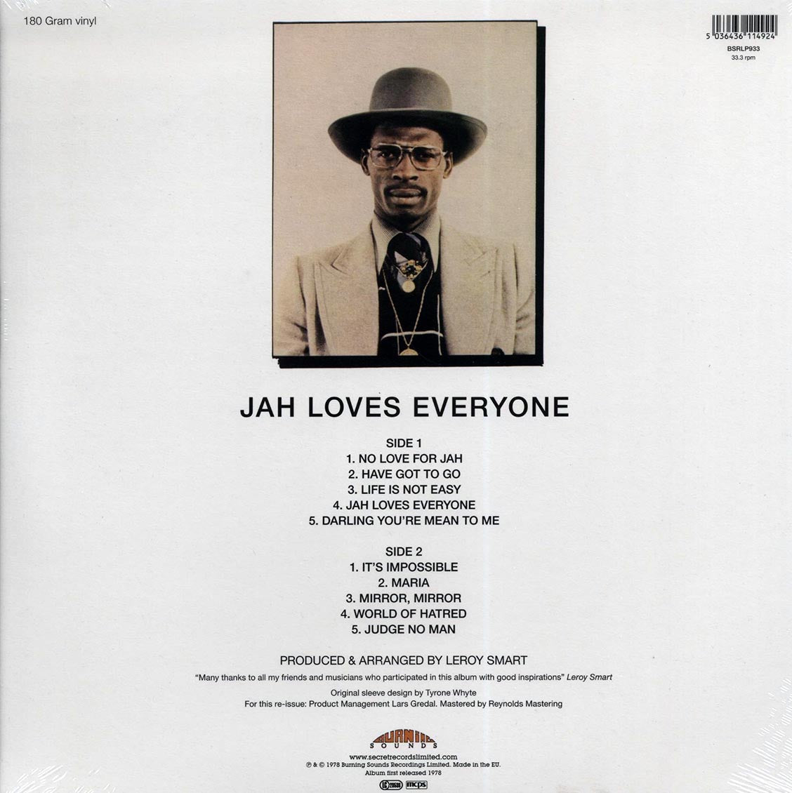 Leroy Smart - Jah Loves Everyone (180g)
