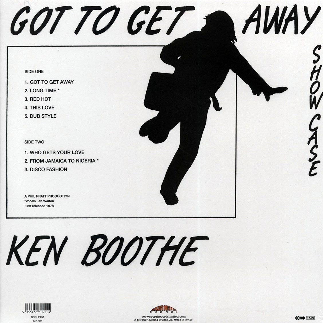 Ken Boothe - Got To Get Away: Showcase (180g)