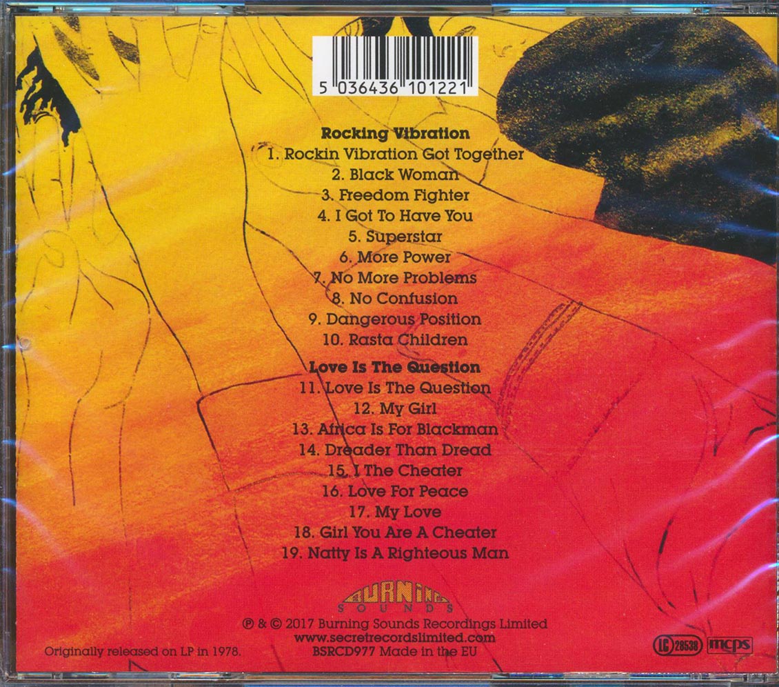 Linval Thompson - Rocking Vibration + Love Is The Question (2 albums on 1 CD)