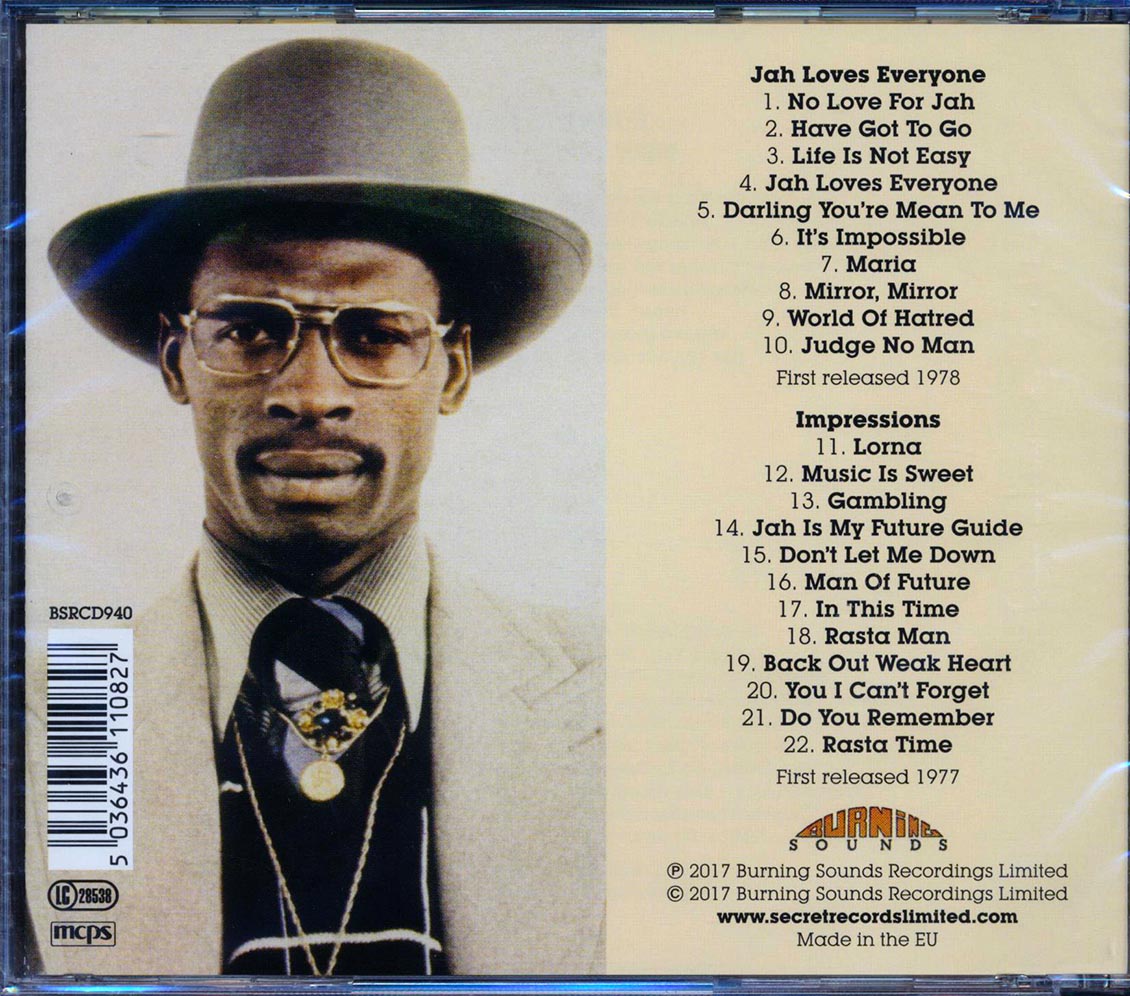 Leroy Smart - Jah Loves Everyone + Impressions (2 albums on 1 CD) (22 tracks) (incl. large booklet)