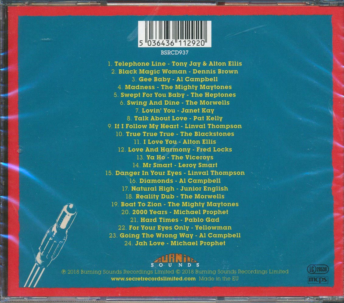 Pablo Gad, Linval Thompson, Alton Ellis, Fred Locks, Etc. - Burning Up: Burning Sounds Sampler (24 tracks)