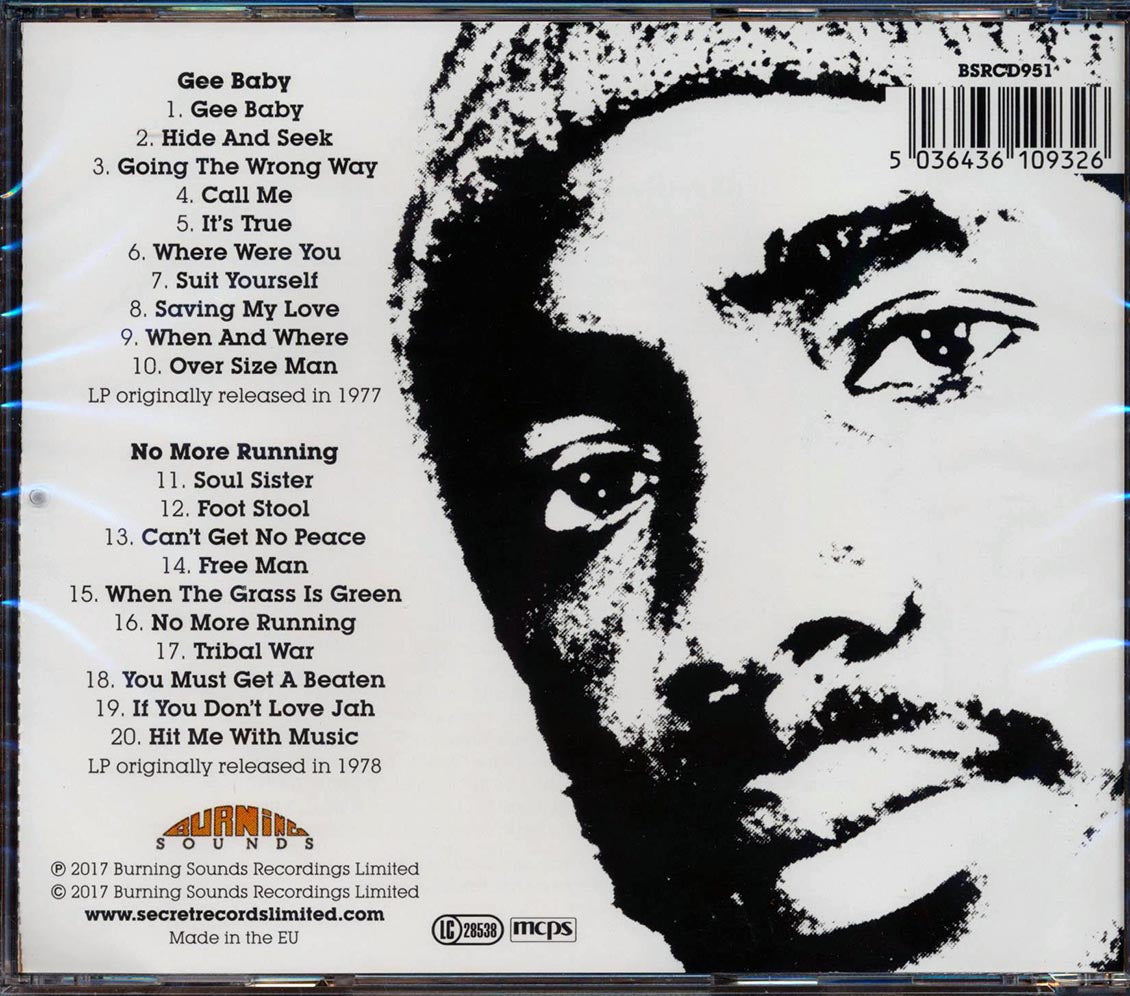 Al Campbell - Gee Baby + No More Running (2 albums on 1 CD) (20 tracks) (incl. large booklet)