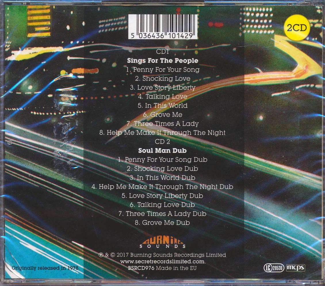 Junior Soul - Sings For The People + Soul Man Dub (2 albums on 2 CDs)