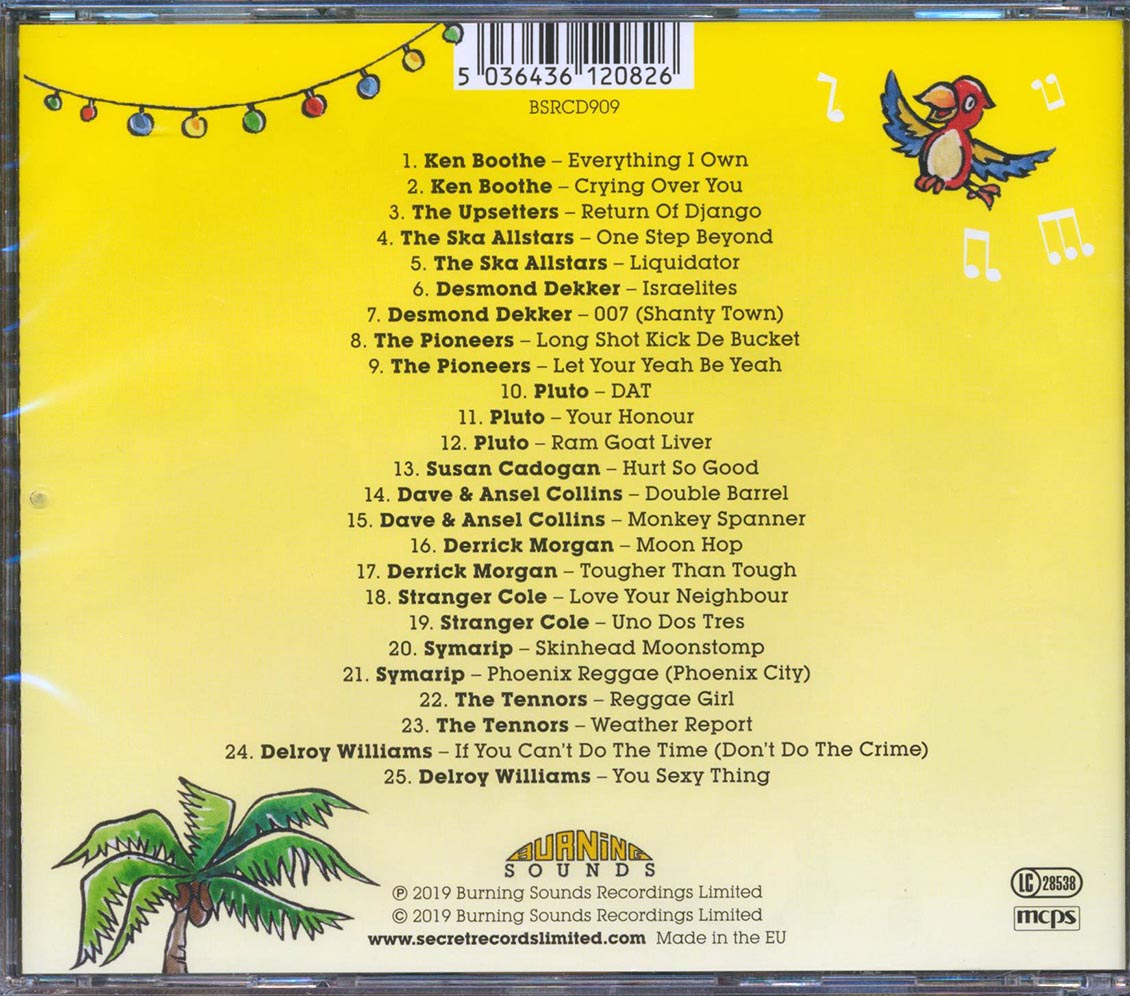 Ken Boothe, Desmond Dekker, The Pioneers, Etc. - 25 Thumping Great Reggae Tunes (25 tracks)