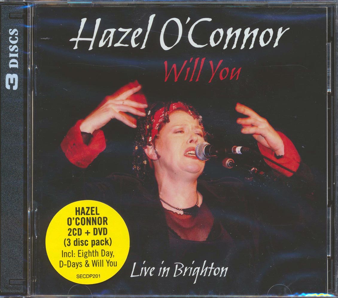 Hazel O'Connor - Will You: Live In Brighton (2xCD) (incl. DVD) (incl. large booklet)