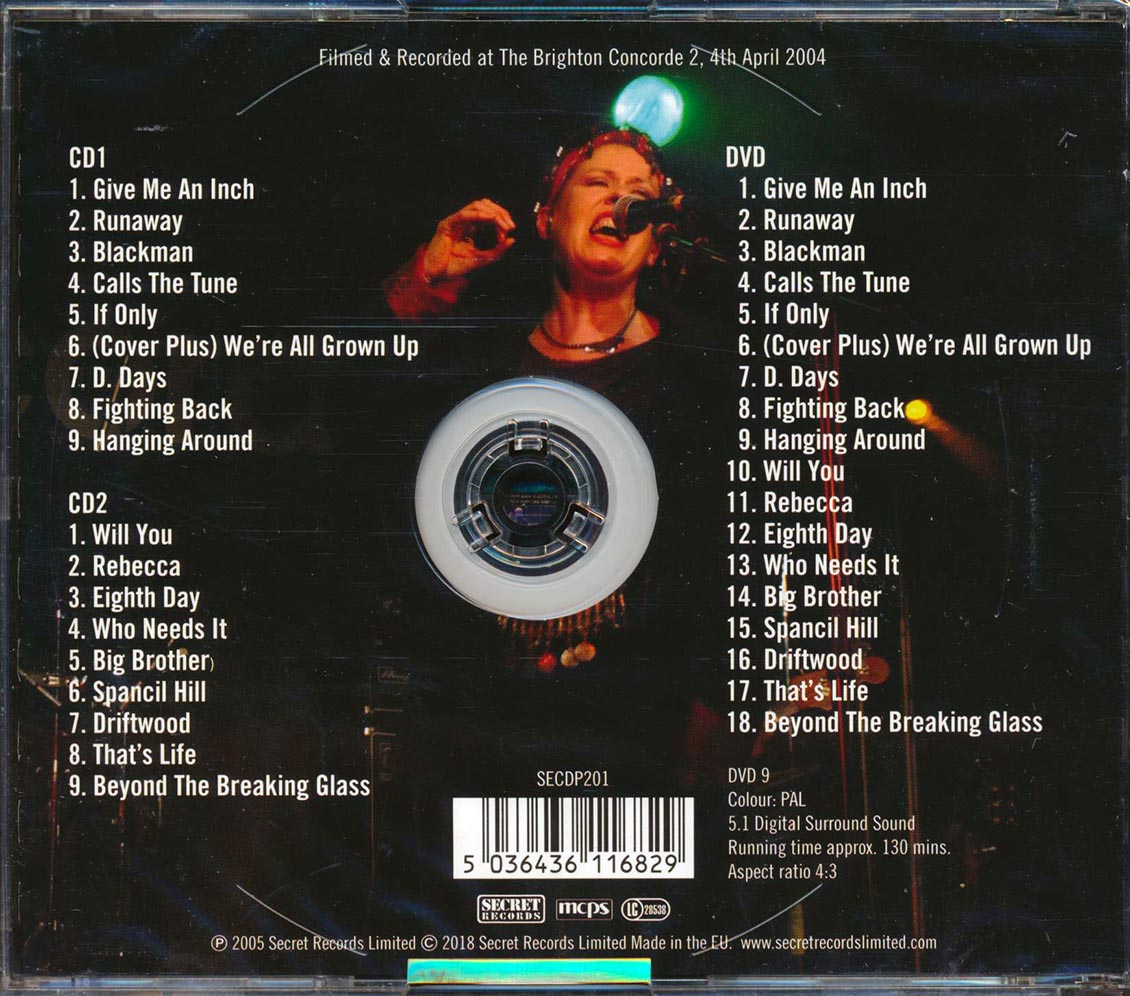 Hazel O'Connor - Will You: Live In Brighton (2xCD) (incl. DVD) (incl. large booklet)