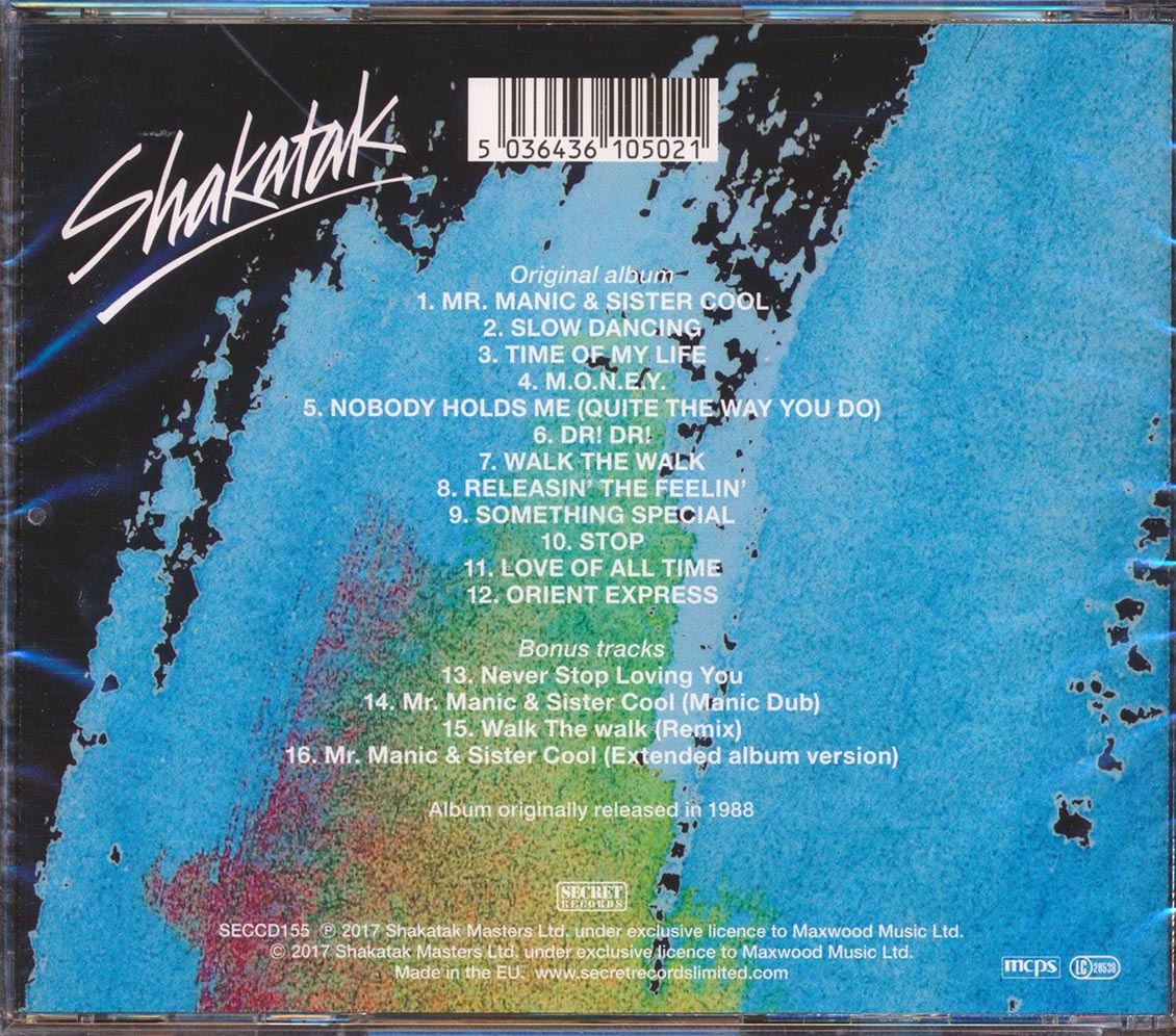 Shakatak - Manic & Cool (+ 5 bonus tracks) (incl. 12-page booklet) (remastered)