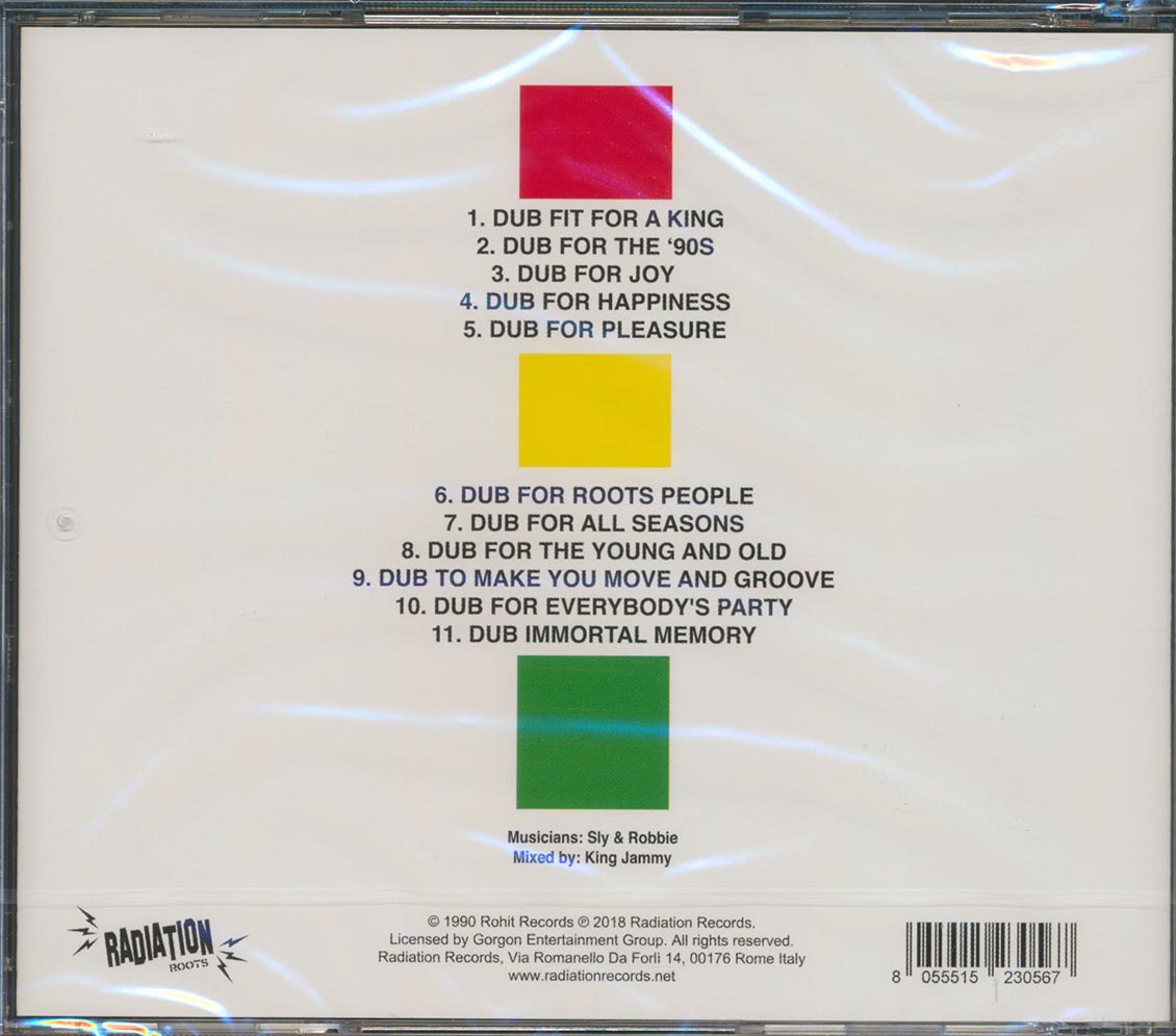 Sly & Robbie - Dubs For Tubs: A Tribute To King Tubby