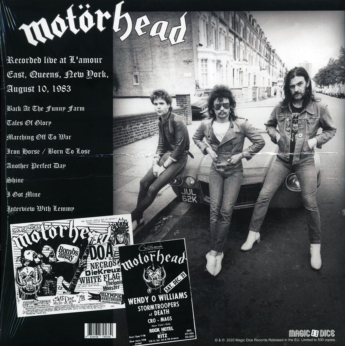 Motorhead - Tales Of Glory: Live At L'amour, New York, August 10th, 1983 FM Broadcast (ltd. 500 copies made)