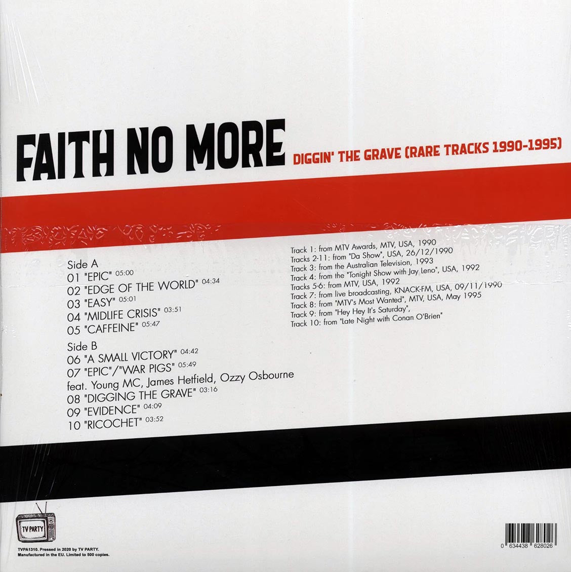 Faith No More - Diggin' The Grave: Rare Tracks 1990-1995 (ltd. 500 copies made)