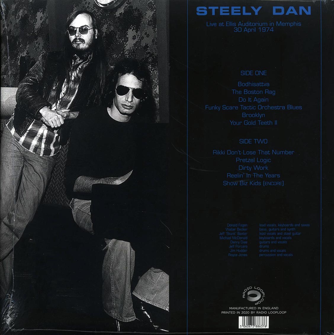 Steely Dan - Live At Ellis Auditorium In Memphis, 30 April 1974