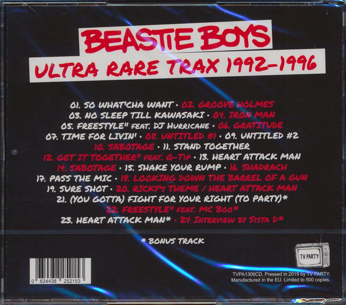 The Beastie Boys - Ultra Rare Trax 1992-1996 (24 tracks) (ltd. 500 copies made)