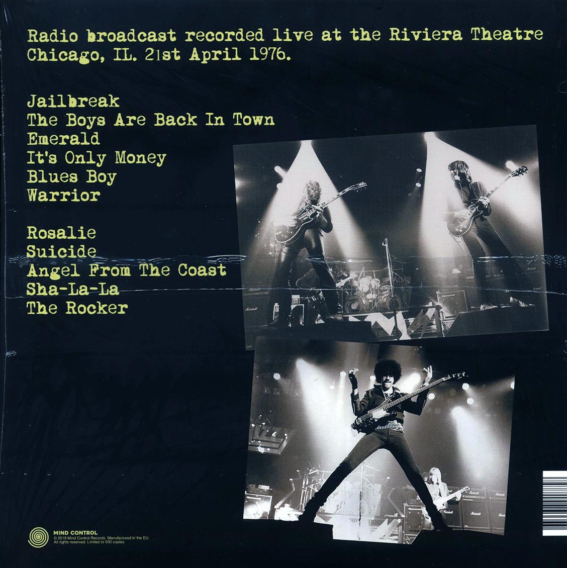 Thin Lizzy - Back In Chicago! The Riviera Broadcast April 21, 1976 (ltd. 500 copies made)