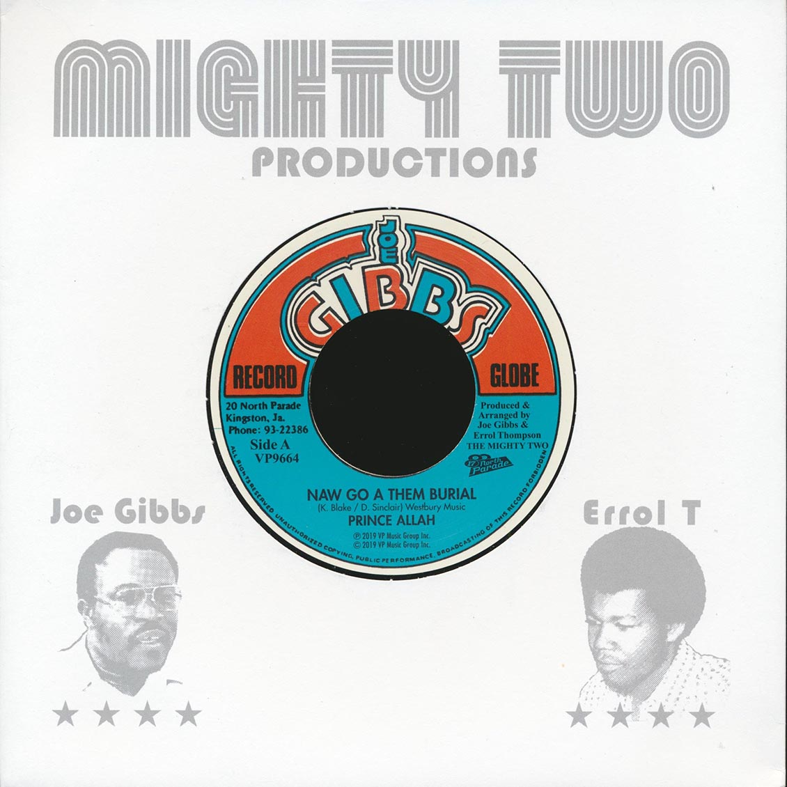 Prince Alla - Naw Go A Them Burial  /  Joe Gibbs & The Professionals - Six Foot Six