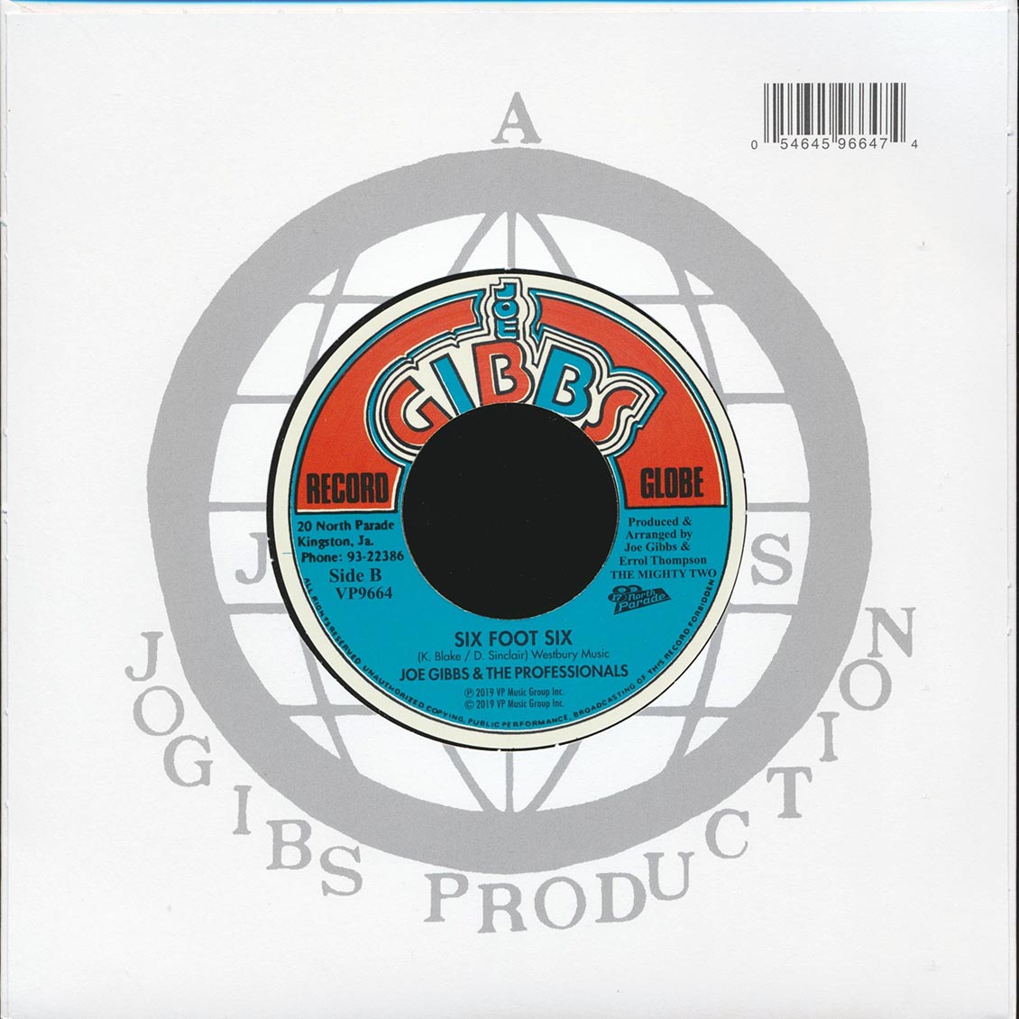 Prince Alla - Naw Go A Them Burial  /  Joe Gibbs & The Professionals - Six Foot Six