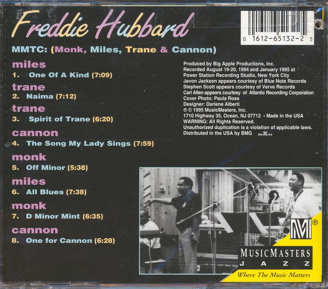 Freddie Hubbard - MMTC: Monk, Miles, Trane & Cannon (marked/ltd stock)