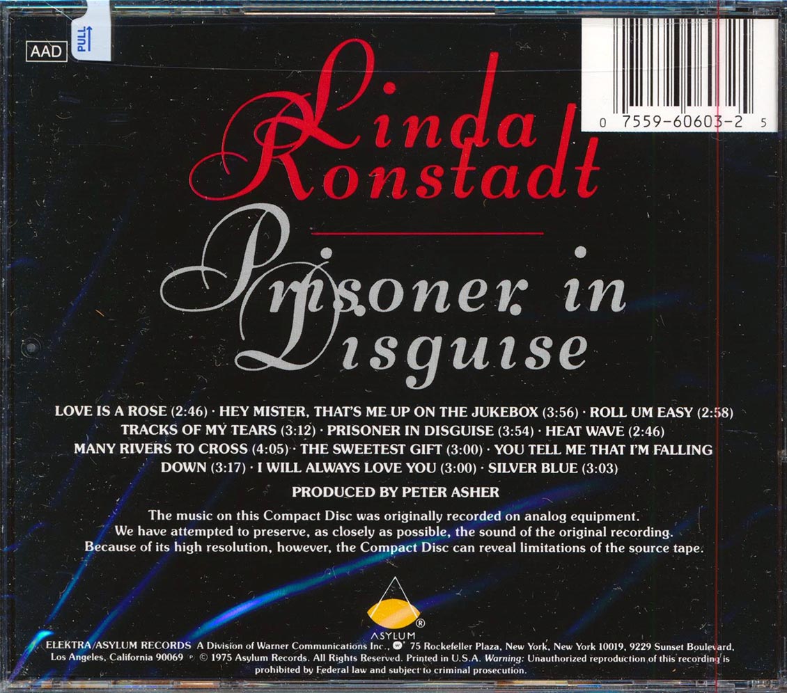 Linda Ronstadt - Prisoner In Disguise