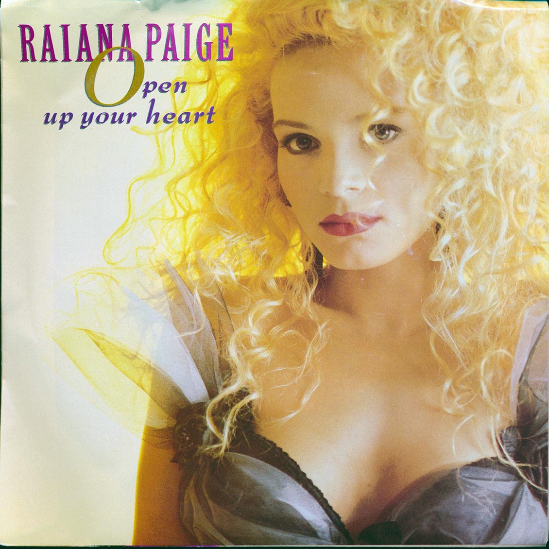 Raiana Paige - Open Up Your Heart (The Radio Mix)  /  Raiana Paige - Open Up Your Heart (12" Dance) (orig. press)