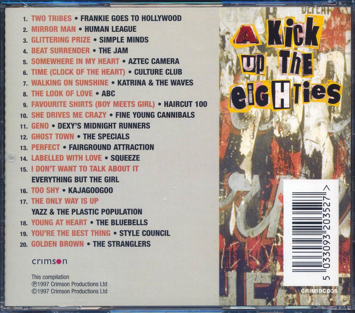 Human League, Simple Minds, Frankie Goes To Hollywood, Etc. - A Kick Up The Eighties (20 tracks) (incl. large booklet)