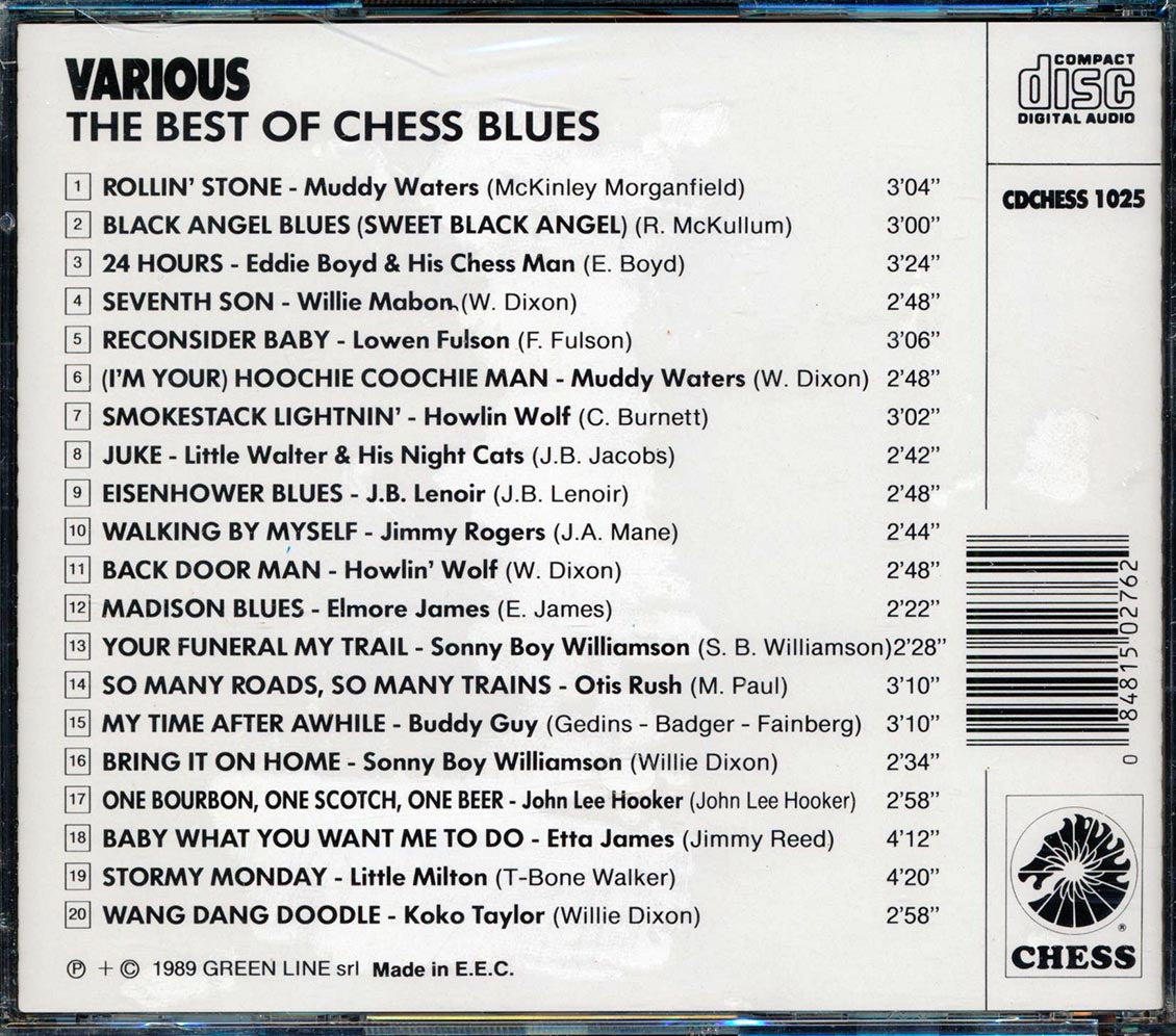 Muddy Waters, Jimmy Rogers, Eddie Boyd, Koko Taylor, Etc. - The Best Of Chess Blues (20 tracks)
