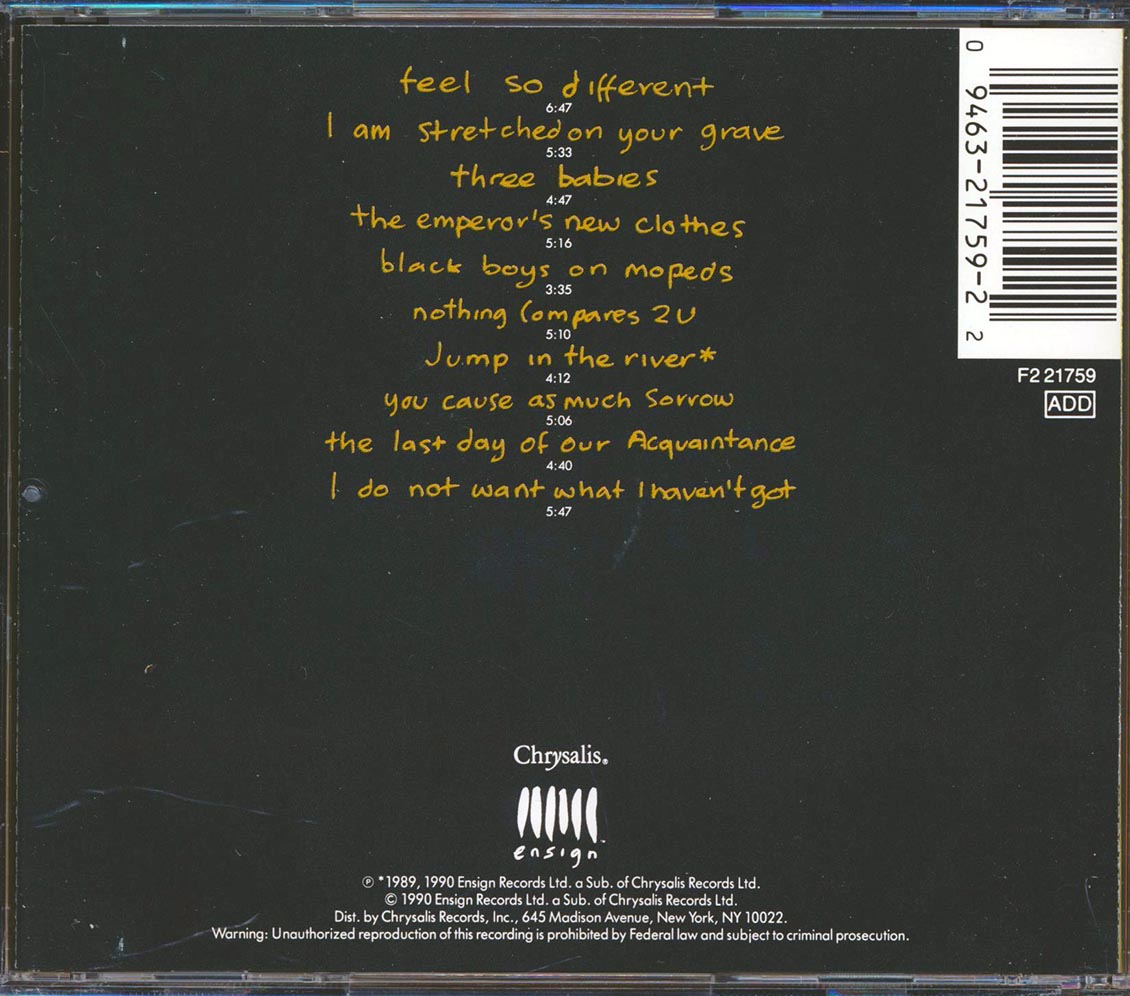 Sinead O'Connor - I Do Not Want What I Haven't Got