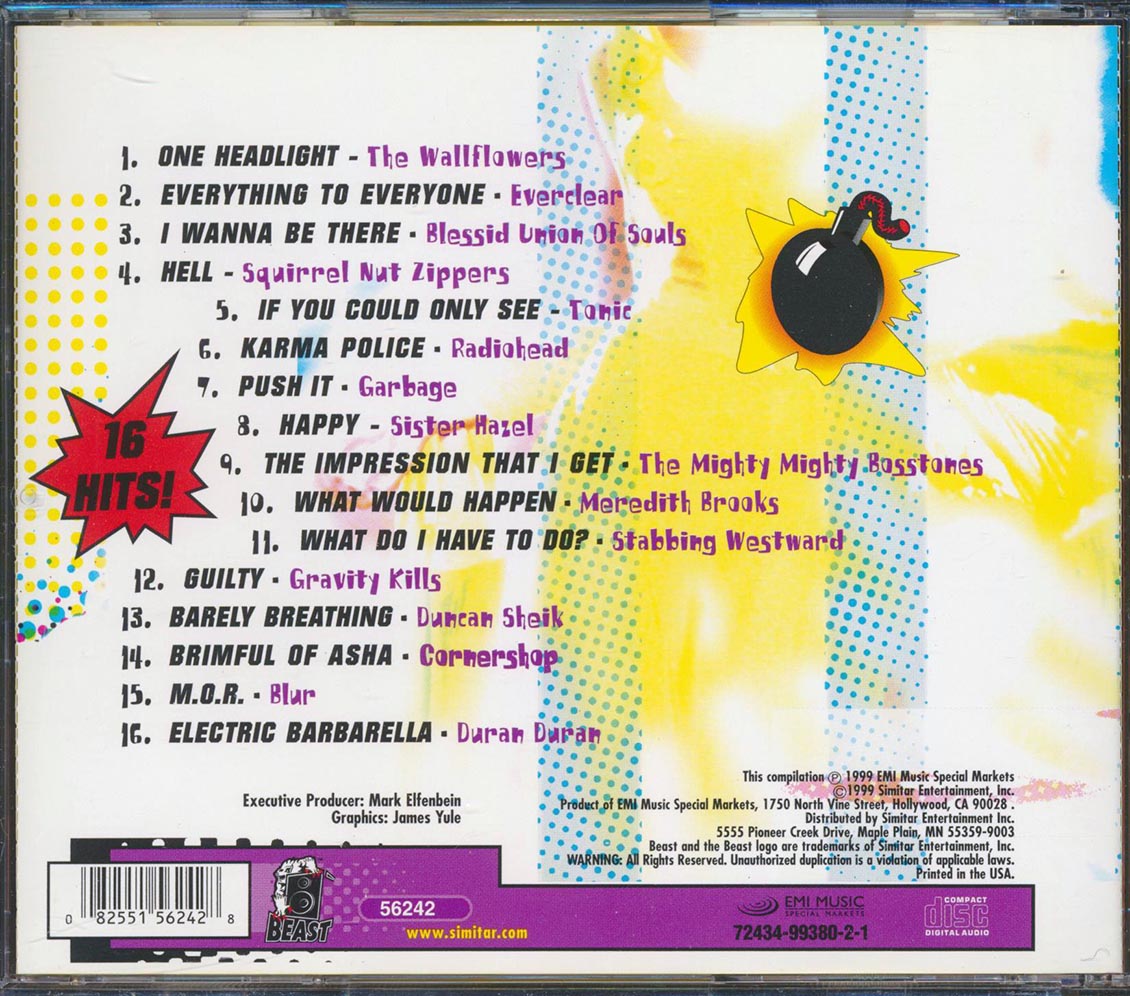 Duran Duran, Blur, Everclear, Etc. - Ka-Boom! 16 Rippin' Tunes!