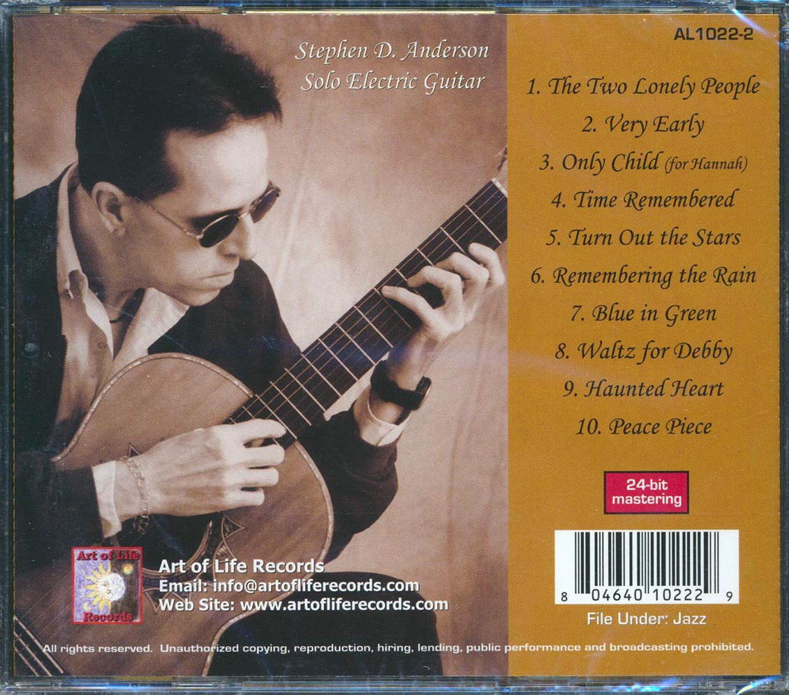 Stephen D Anderson - Remembering The Rain: The Music Of Bill Evans (24-bit mastering)
