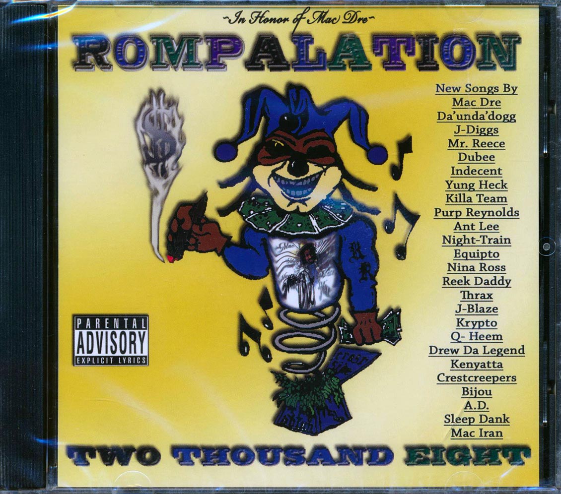 Mac Dre, J-Diggs, Purp Reynolds, Etc. - Rompalation: In Honor Of Mac Dre, Two Thousand Eight