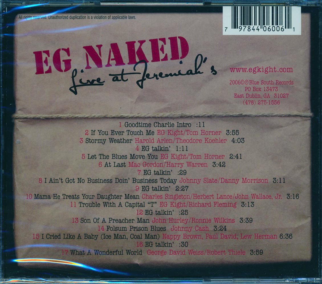 EG Naked - Live At Jeremiah's