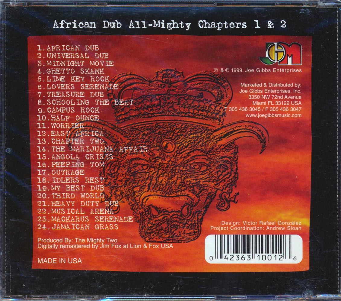 Joe Gibbs & The Professionals - African Dub All-Mighty (2 albums on 1 CD) (20 tracks) (remastered)
