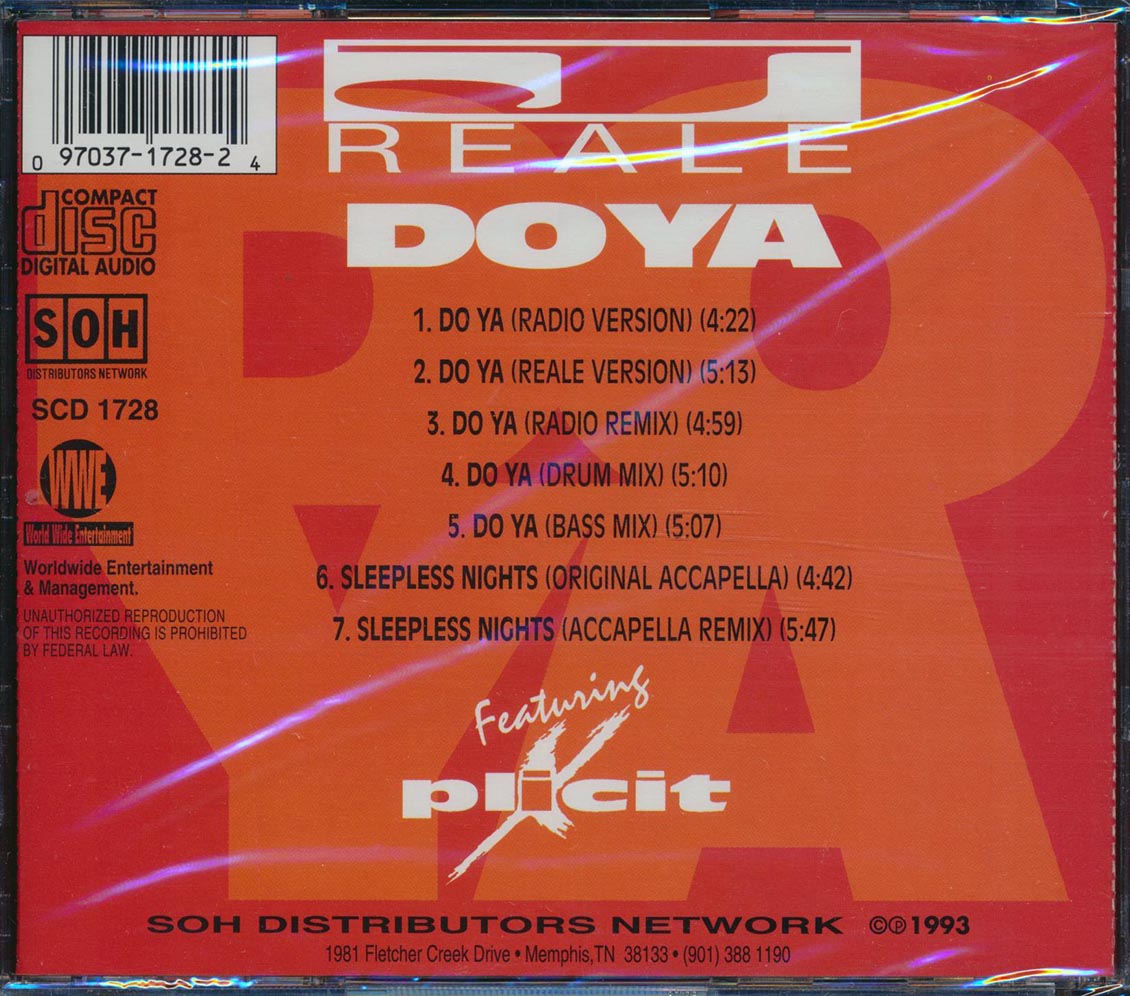 J Reale - Do Ya/Sleepness Nights