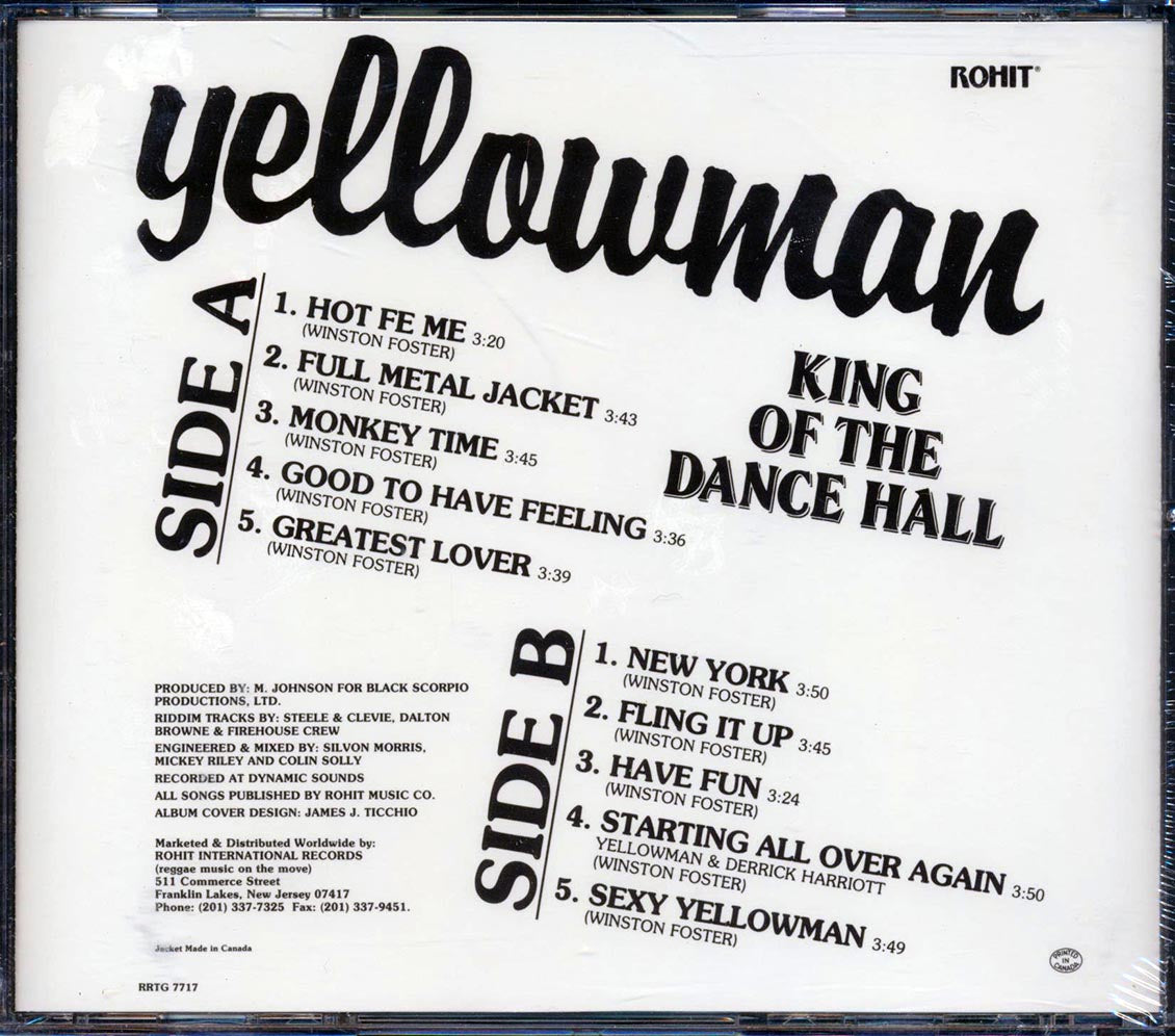 Yellowman - King Of The Dance Hall