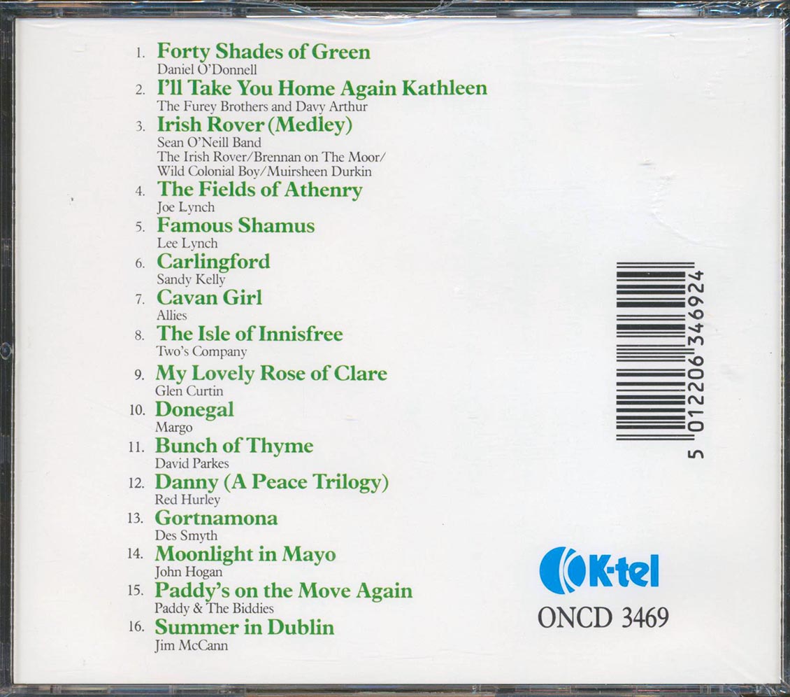 Daniel O'Donnell, The Furey Brothers, Glen Curtain, Margo - Sweet 16 Songs Of Ireland