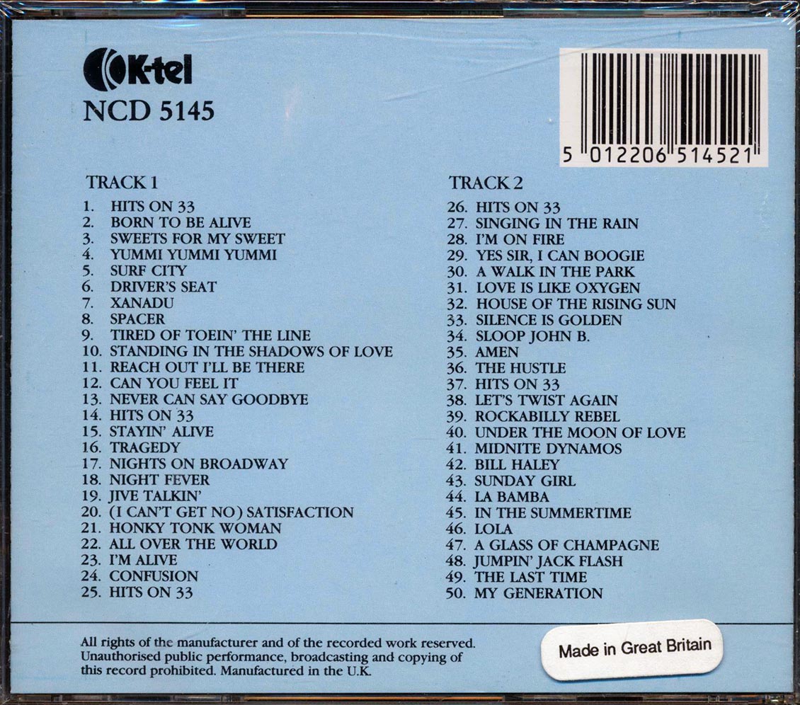 Sweet Power - Hooked On Hits: 50 Non-Stop Pop Hits
