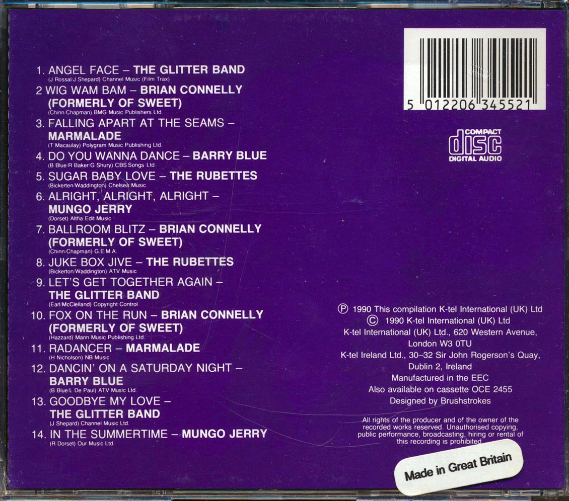 Mungo Jerry, The Glitter Band, Marmalade, Etc. - Wig Wam Glam