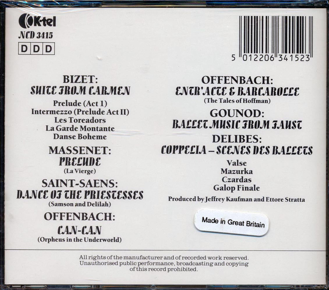 Bizet, Massenet, Saint-Saens, Offenbach, Etc. - Festival Francais