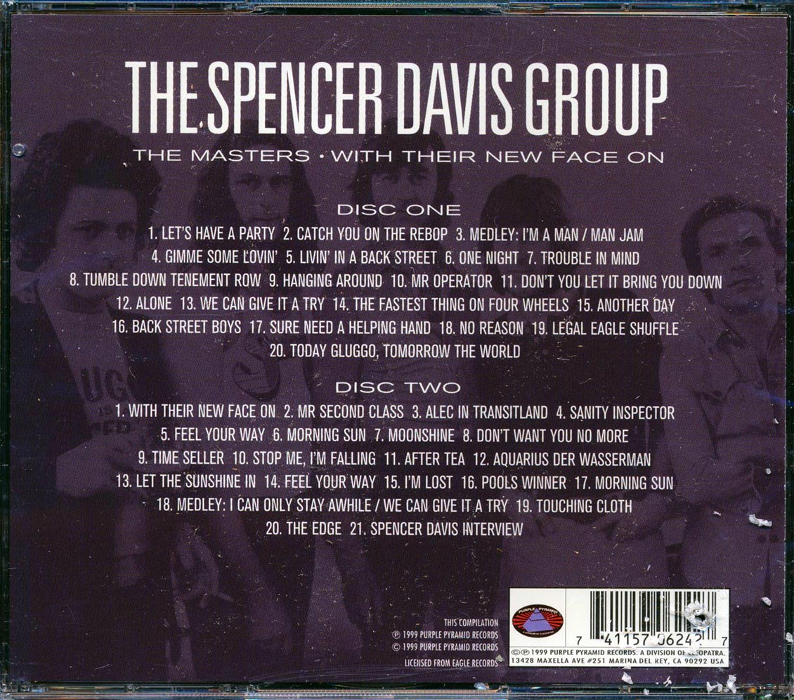 The Spencer Davis Group - The Masters: With Their New Face On (41 tracks) (gold CD) (2xCD) (incl. large booklet) (marked/ltd stock) (remastered)
