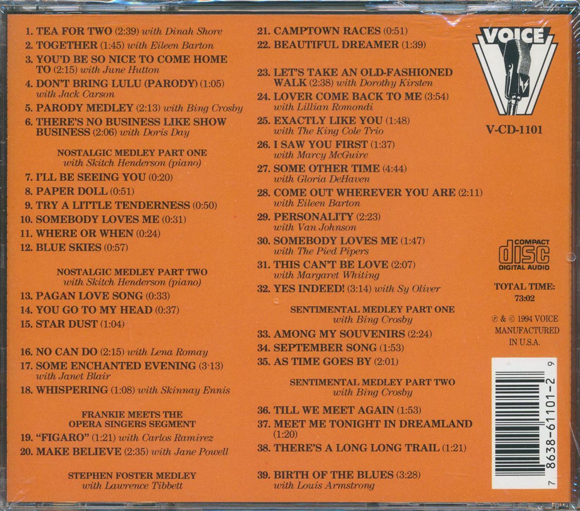 Frank Sinatra - Live Duets: 1943-1957 (39 tracks) (incl. large booklet)