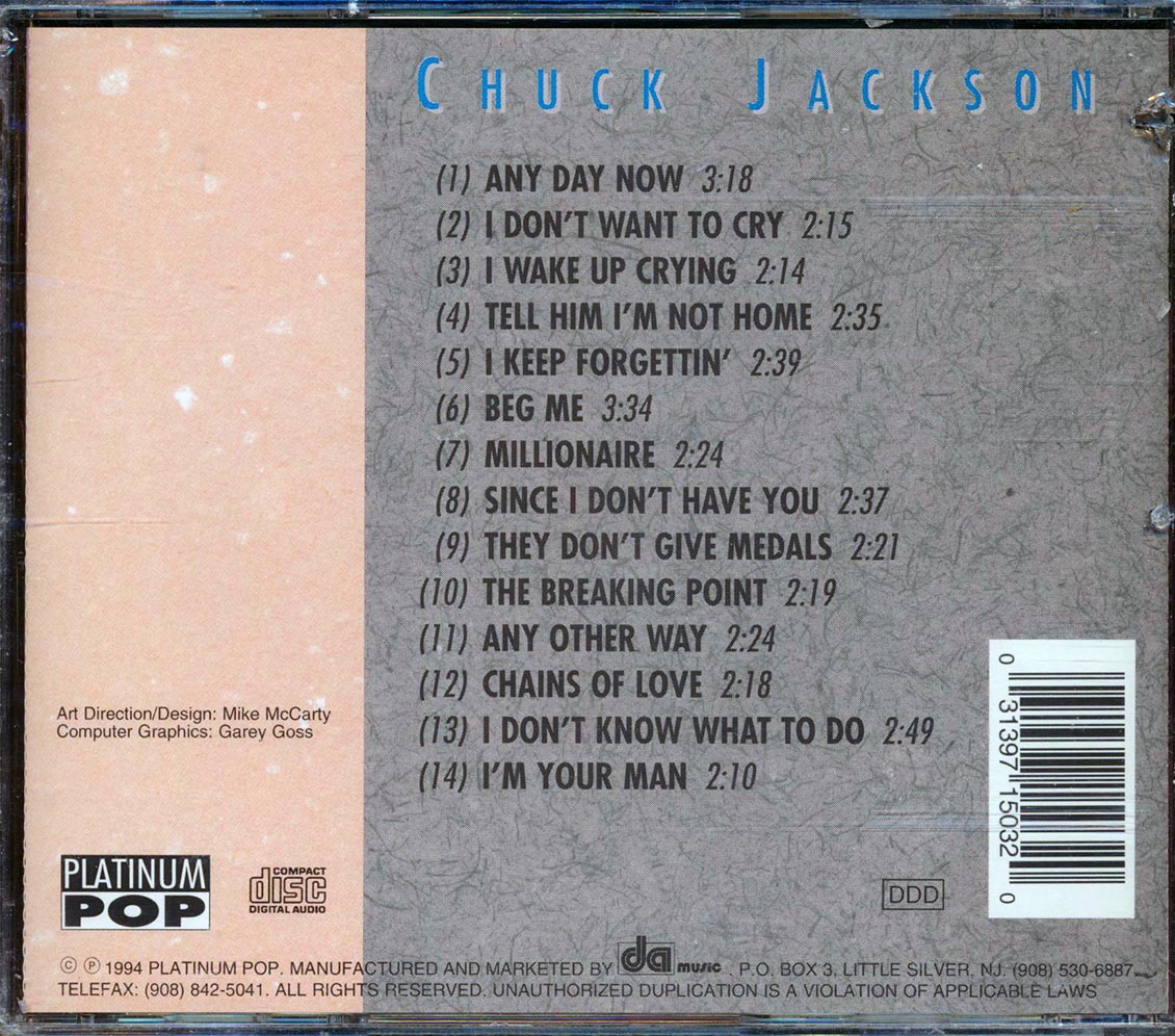 Chuck Jackson - Platinum Pop Best Of Series Presents Chuck Jackson