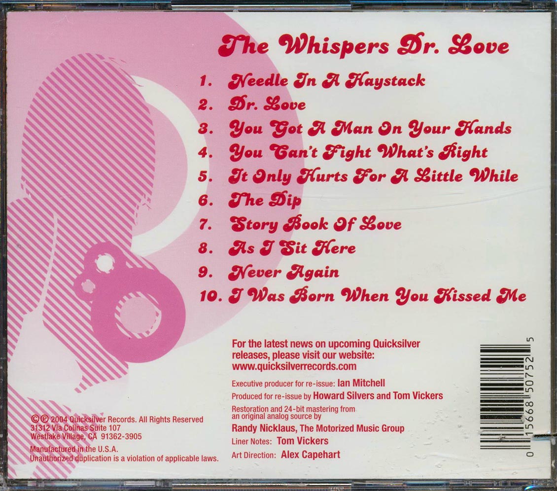 The Whispers - Dr. Love: Old School California Soul (marked/ltd stock) (remastered) (24-bit mastering)