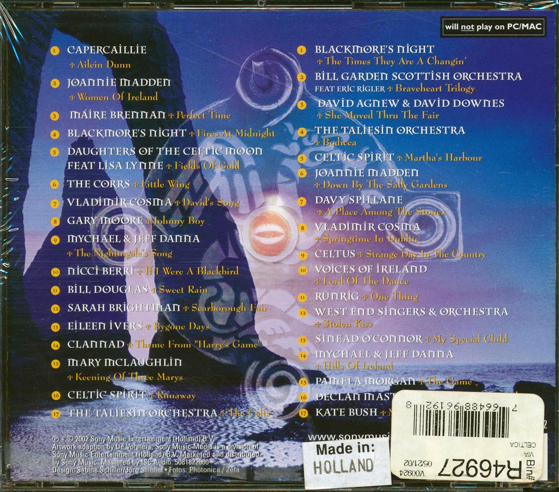 The Corks, Clanned, Sinead O'Connor, Kate Bush, Etc. - Celtica: Een Wereld Vol Magie & Fantasie (34 tracks) (2xCD) (incl. large booklet)