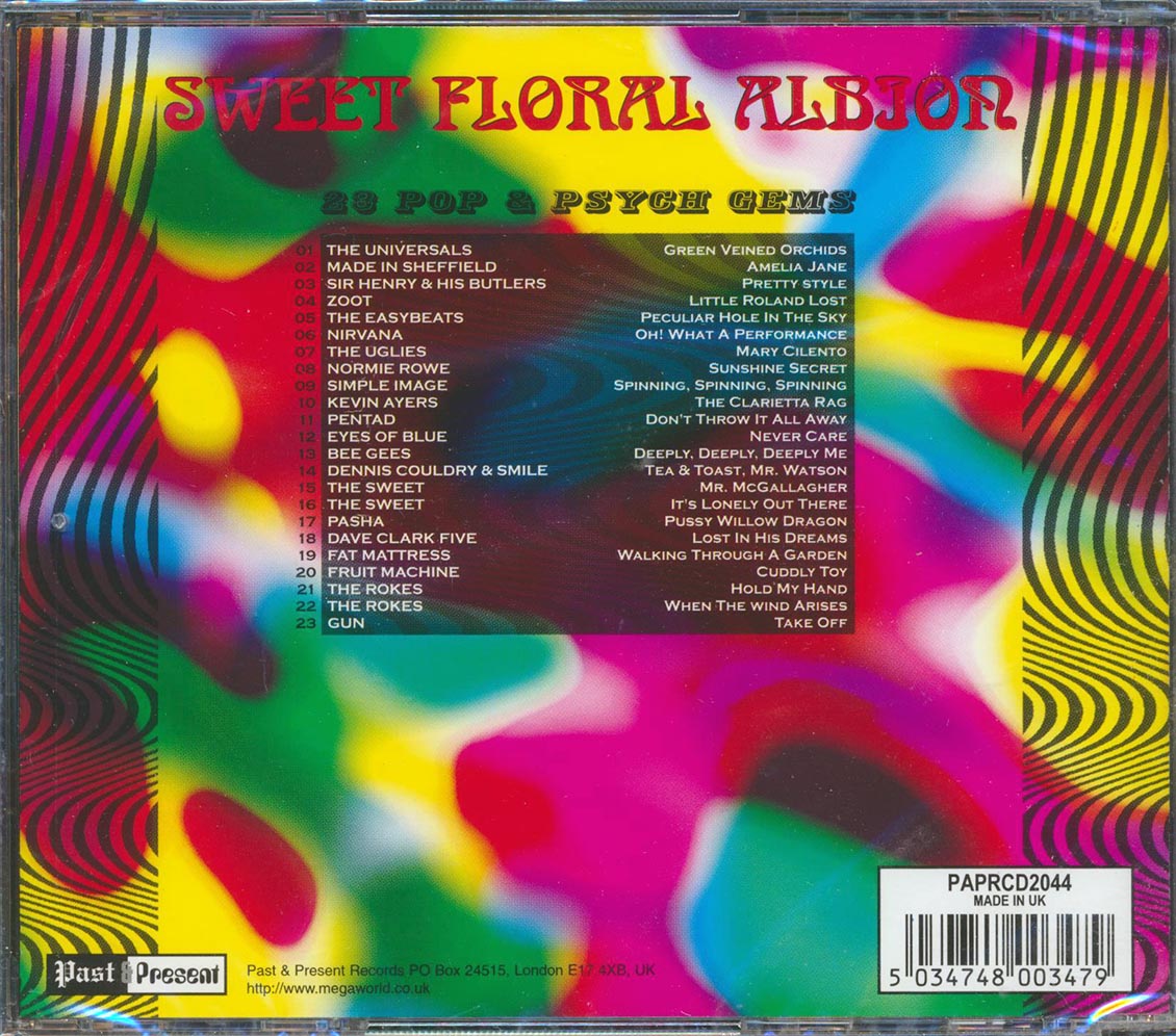 The Sweet, Simple Image, Sir Henry & His Butlers, Etc. - Sweet Floral Albion: 23 Pop & Psych Gems (23 tracks)